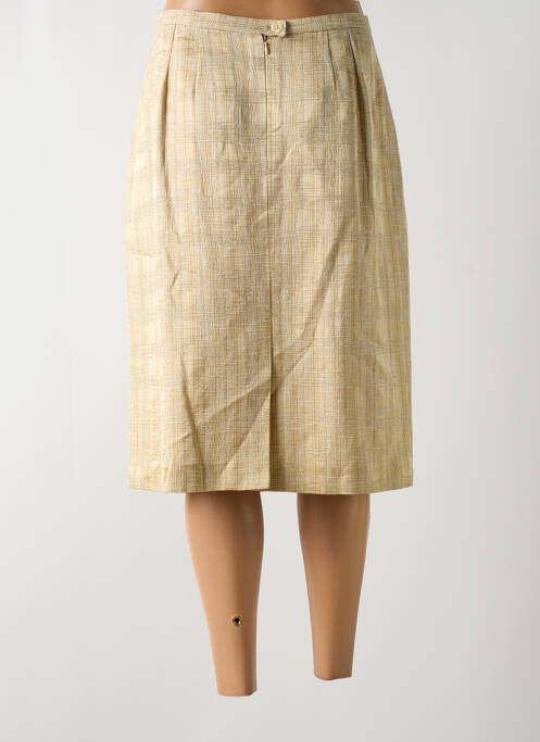 Jupe mi-longue beige M DAQUIN pour femme
