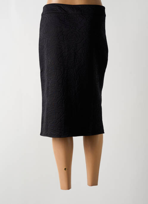 Jupe mi-longue noir MISSING JOHNNY pour femme