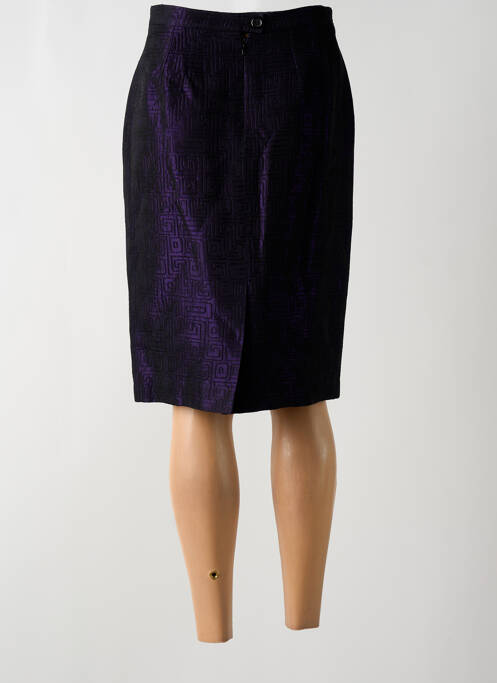Jupe mi-longue violet M DAQUIN pour femme