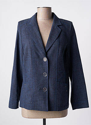Blazer poches bleu WEINBERG femme
