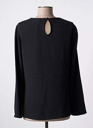Top tissage crêpe manches longues noir PURPLE JAM femme