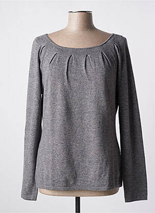 Pull gris FINETTE pour femme