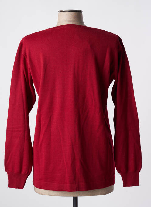 Gilet manches longues rouge GRIFFON pour femme