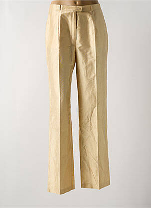 Pantalon droit taille à pinces taille normale beige BASLER femme