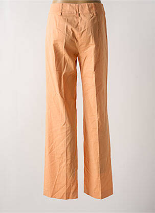 Pantalon droit stretch taille normale orange HAUBER femme