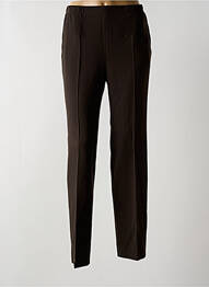 Pantalon droit stretch taille normale marron QUATTRO femme