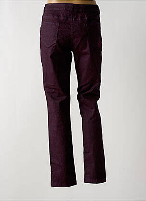 Pantalon slim stretch taille normale violet AKELA KEY femme