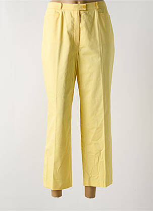 Pantalon 7/8 taille haute taille haute jaune BASLER femme