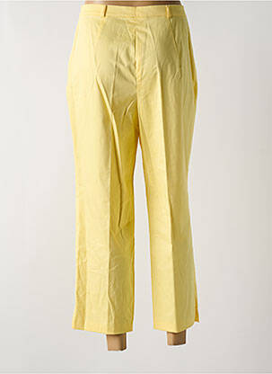 Pantalon 7/8 taille haute taille haute jaune BASLER femme