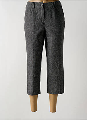 Pantacourt taille haute taille haute gris BASLER femme