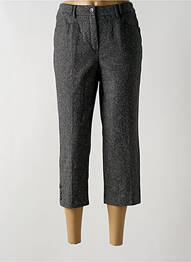 Pantacourt coupe droite taille haute gris BASLER femme