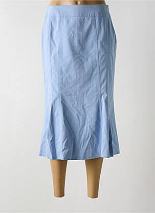 Jupe mi-longue stretch bleu SOMMERMANN femme