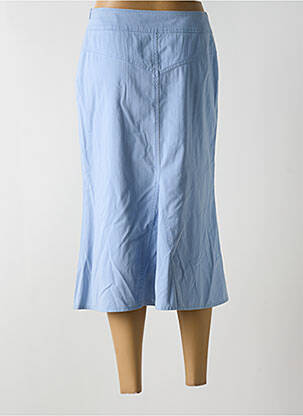 Jupe mi-longue stretch bleu SOMMERMANN femme
