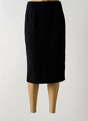 Jupe mi-longue stretch noir QUATTRO femme