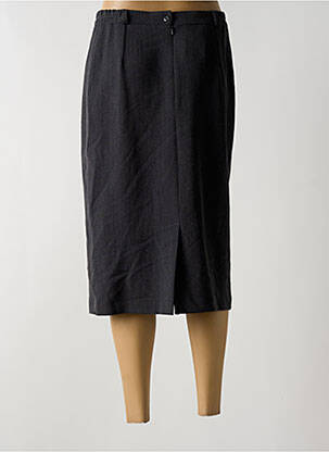 Jupe mi-longue taille haute gris QUATTRO femme
