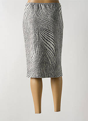Jupe mi-longue taille haute gris SOMMERMANN femme
