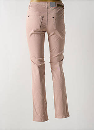 Pantalon droit stretch taille normale rose ASCARI femme