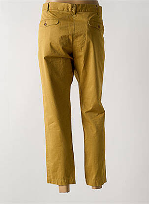 Pantalon 7/8 tissage popeline taille normale beige HARTFORD femme