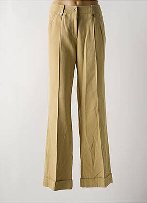 Pantalon flare beige LUISA CERANO pour femme