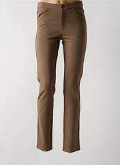 Pantalon slim marron BARILOCHE pour femme seconde vue