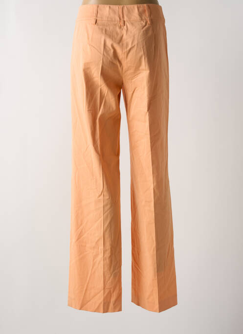 Pantalon droit stretch taille normale orange HAUBER femme