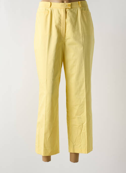 Pantalon 7/8 taille haute taille haute jaune BASLER femme