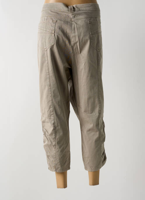 Pantalon 7/8 taille haute taille haute gris FRED SABATIER femme
