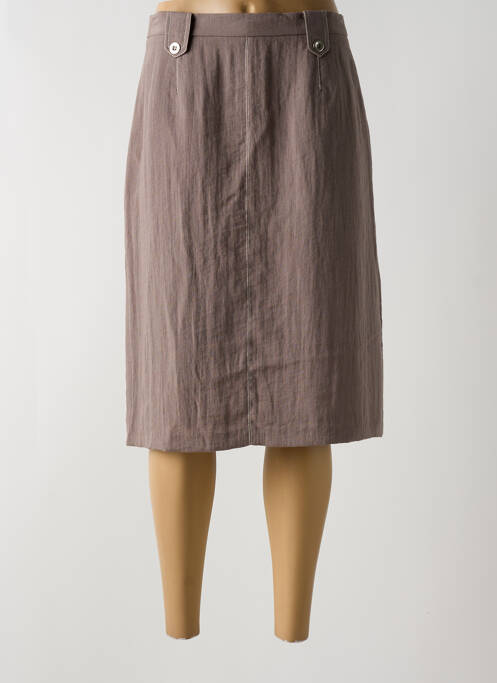 Jupe mi-longue gris JEAN DELFIN pour femme