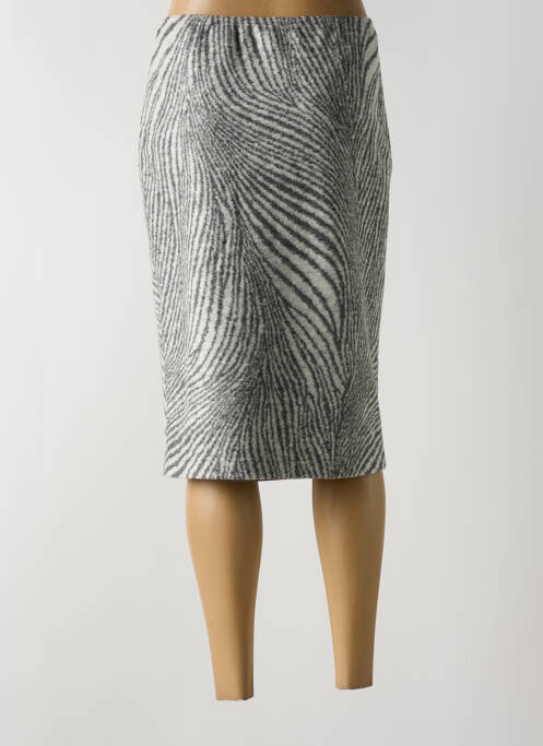 Jupe mi-longue gris SOMMERMANN pour femme