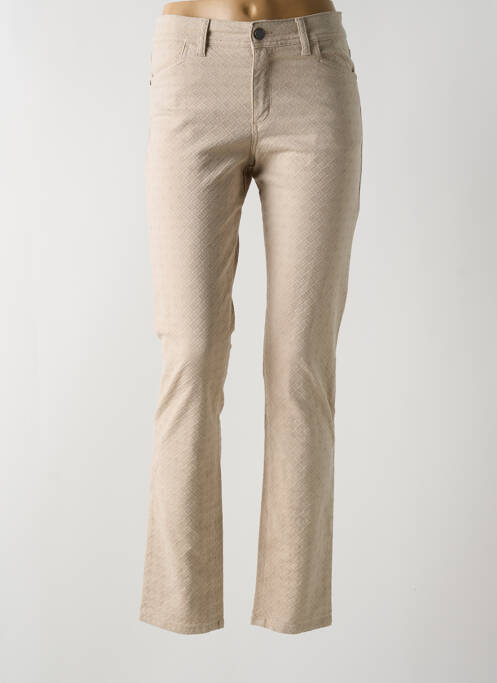 Pantalon droit beige COWEST pour femme