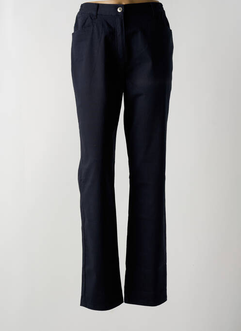 Pantalon droit bleu SAINT JAMES pour femme