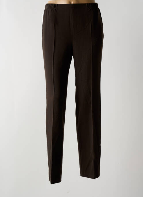 Pantalon droit marron QUATTRO pour femme