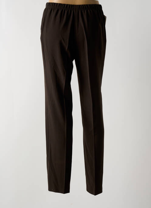 Pantalon droit marron QUATTRO pour femme