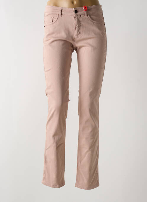 Pantalon droit rose ASCARI pour femme