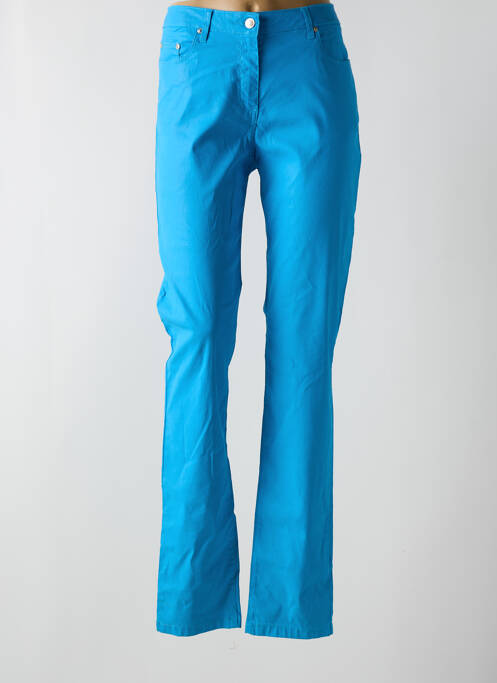 Pantalon slim bleu CARLA KOPS pour femme