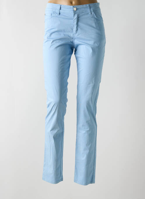 Pantalon slim bleu COWEST pour femme