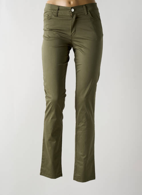 Pantalon slim vert COWEST pour femme