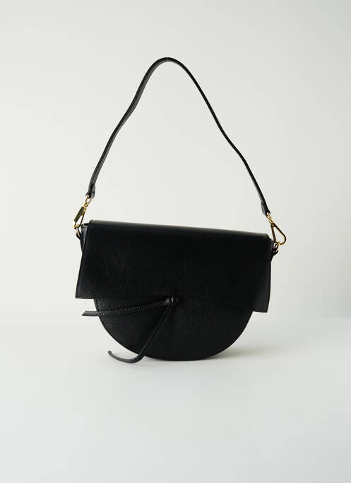 Sac cuir grainé noir FIOR N TINO femme