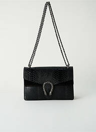 Sac multipoches forme rectangulaire noir FIOR N TINO femme