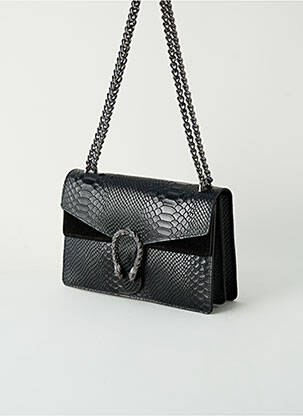 Sac multipoches forme rectangulaire noir FIOR N TINO femme