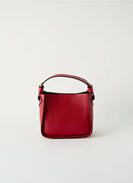 Sac multipoches forme rectangulaire rouge FIOR N TINO femme