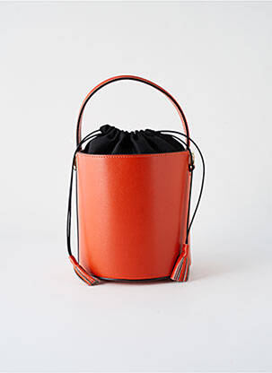 Sac multipoches forme sceau orange FIOR N TINO femme