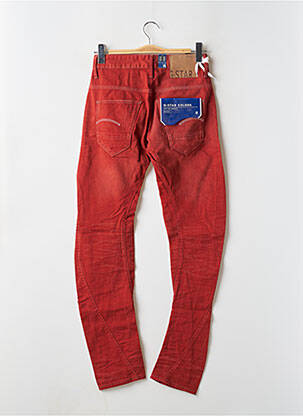 Jeans coupe slim stretch taille normale orange G STAR homme