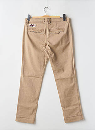 Pantalon chino stretch taille normale beige TEDDY SMITH homme