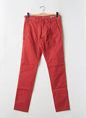 Pantalon chino orange TEDDY SMITH pour homme seconde vue