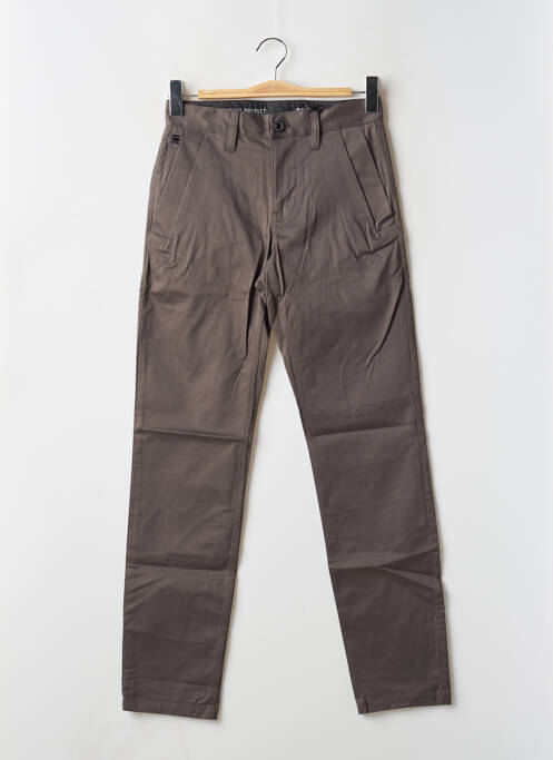 Pantalon chino tissage popeline taille haute gris G STAR homme