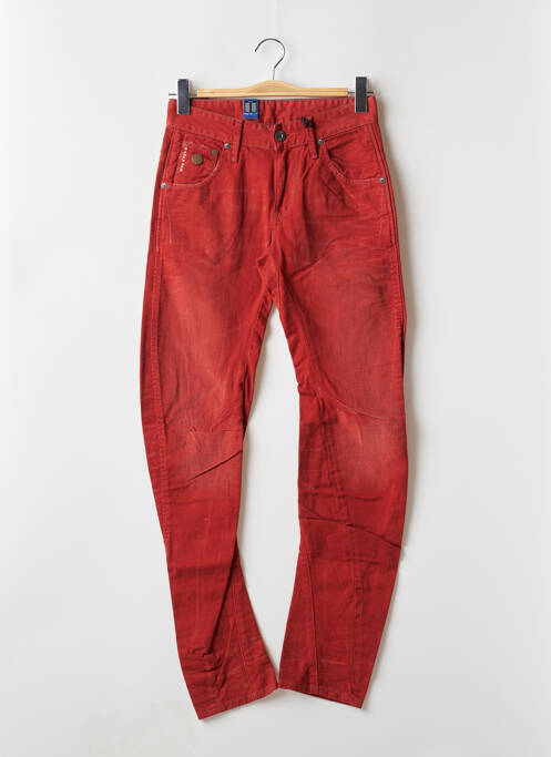 Jeans coupe slim stretch taille normale orange G STAR homme