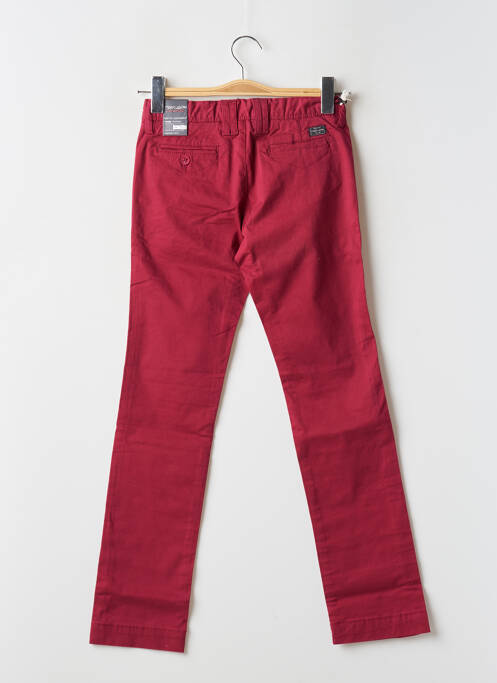 Pantalon chino rouge TEDDY SMITH pour garçon