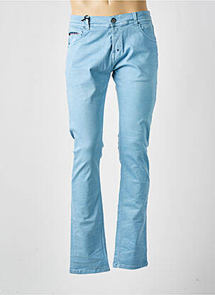 Jeans coupe slim fermeture boutonnée sur le devant taille basse bleu DN.SIXTY SEVEN homme