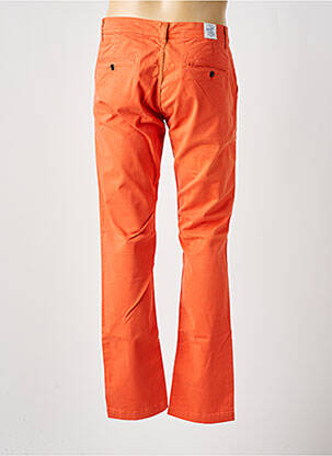 Pantalon chino tissage popeline taille basse orange DN.SIXTY SEVEN homme